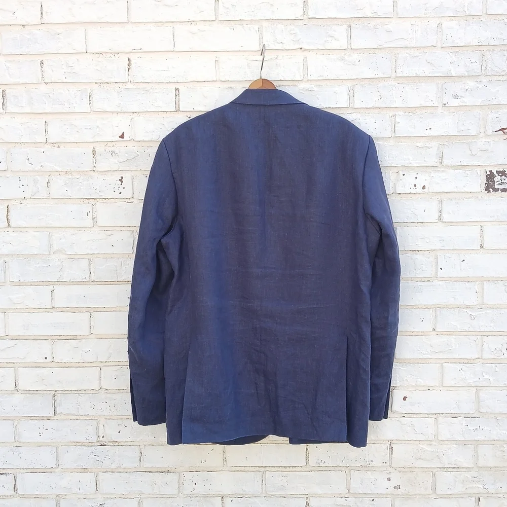 Samuel Windsor 100% Linen Sport Coat Size 46